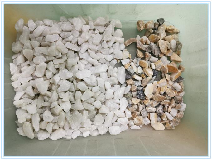 Machine de tri des couleurs minérales à haute capacité Wenyao Double couche de ceinture de minerai sec et humide de pierre avec éjecteur SMC 16 trous 8