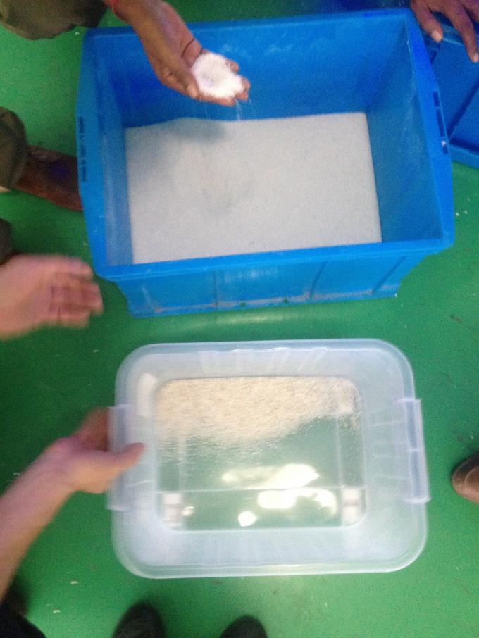 WENYAO 64 canaux machine de tri minéral de sable de quartz poudre de silice machine de tri de couleur 3