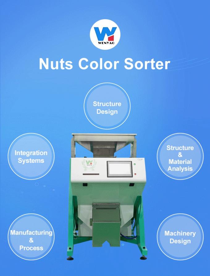 Machine de tri couleur intelligent de granul&eacute;s de noix de coco Wenyao 2 Chute 128 canaux 0