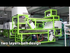 Machine de tri des couleurs à double étage pour trier le verre